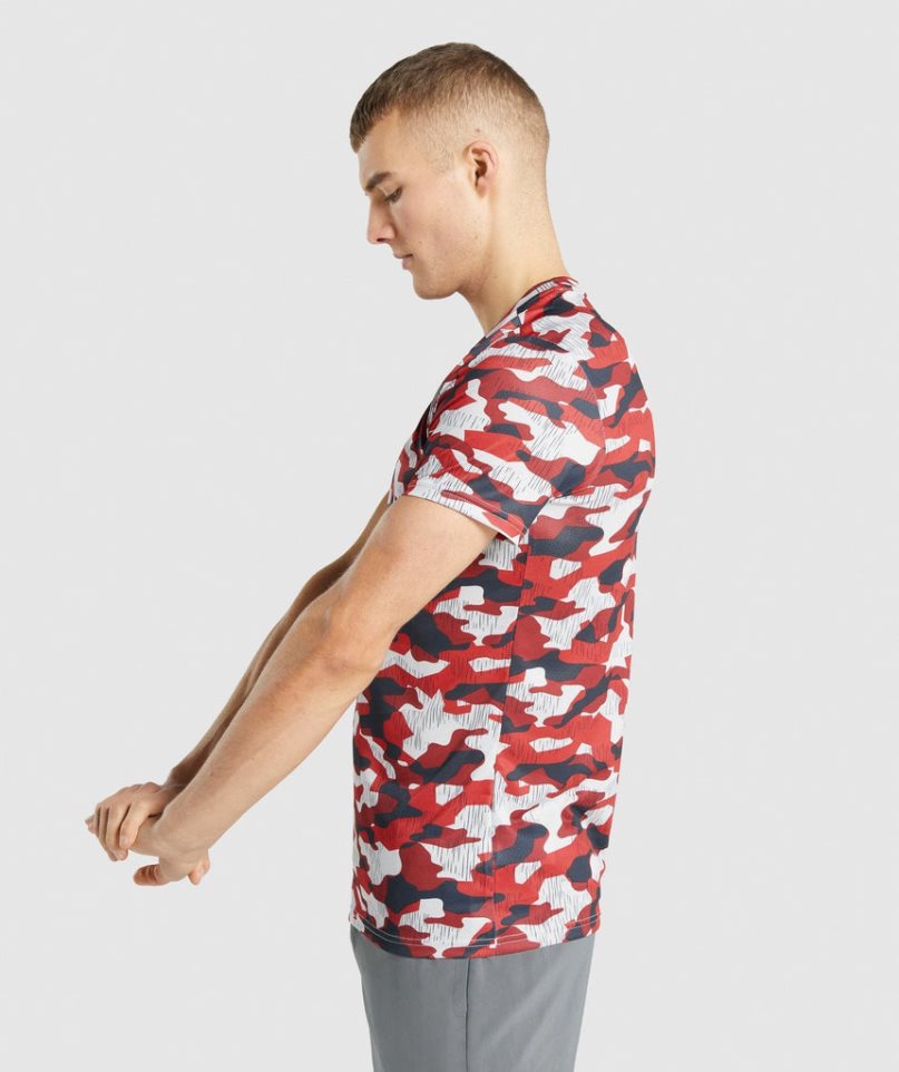 Koszulki Gymshark Arrival Męskie Camo | PL 693ZVT